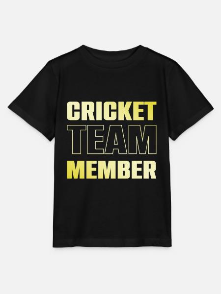 Cricket Team - Stanley/Stella Kinder T-Shirt MINI CREATOR - Schwarz