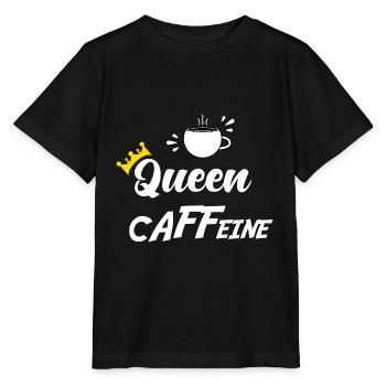 QUEEN CAFFEINE - T-shirt bio MINI CREATOR Stanley/Stella Enfant - noir - Devant - Mikhail (115cm)