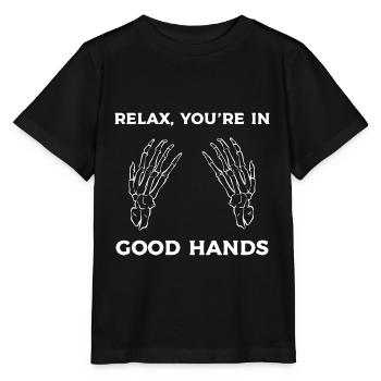 Physiothérapie - T-shirt bio MINI CREATOR Stanley/Stella Enfant - noir - Devant - Mikhail (115cm)