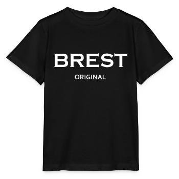brest original - T-shirt bio MINI CREATOR Stanley/Stella Enfant - noir - Devant - Mikhail (115cm)