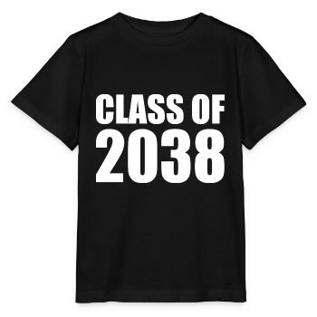 Class of 2038 - Stanley/Stella Kinder T-Shirt MINI CREATOR  - Schwarz - Vorne - Mikhail (115cm)