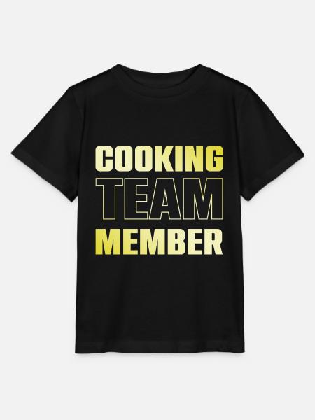 Cooking Team - Stanley/Stella Kinder T-Shirt MINI CREATOR  - Schwarz