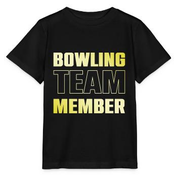 Bowling Team - Stanley/Stella Kinder T-Shirt MINI CREATOR  - Schwarz - Vorne - Mikhail (115cm)