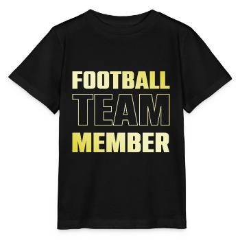 équipe de football - T-shirt bio MINI CREATOR Stanley/Stella Enfant - noir - Devant - Mikhail (115cm)