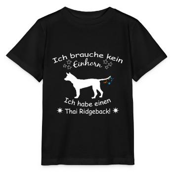 Thai Ridgeback -Thai Ridgeback - Stanley/Stella Kinder T-Shirt MINI CREATOR  - Schwarz - Vorne - Mikhail (115cm)