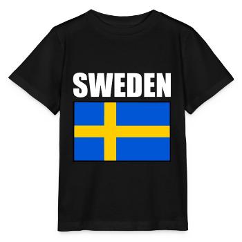 Schweden - Stanley/Stella Kinder T-Shirt MINI CREATOR  - Schwarz - Vorne - Mikhail (115cm)