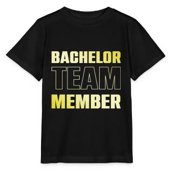 Bachelor Team - Stanley/Stella Kinder T-Shirt MINI CREATOR  - Schwarz - Vorne - Mikhail (115cm)