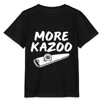 Kazoo Instrument Blasinstrument Blasmusik - Stanley/Stella Kinder T-Shirt MINI CREATOR  - Schwarz - Vorne - Mikhail (115cm)