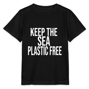 GARDEZ LA MER SANS PLASTIQUE - T-shirt bio MINI CREATOR Stanley/Stella Enfant - noir - Devant - Mikhail (115cm)