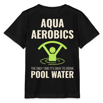 Water Aerobics Aquatic fitness Aqua Exercise - Stanley/Stella MINI CREATOR Kids’ T-Shirt - black - Front - Mikhail (115cm)