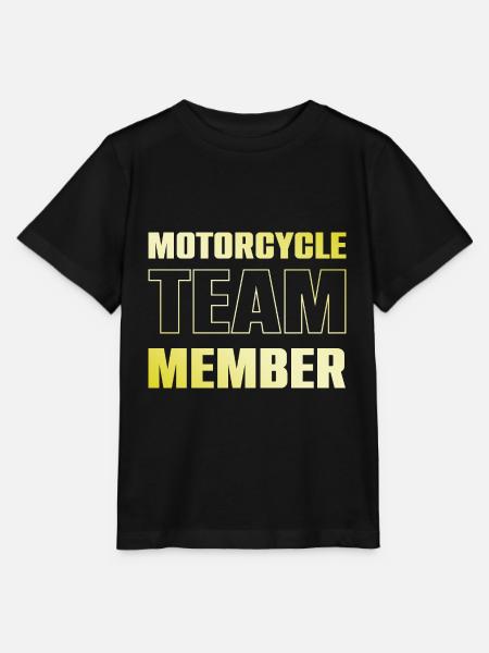 Motorcycle Team - Stanley/Stella Kinder T-Shirt MINI CREATOR - Schwarz