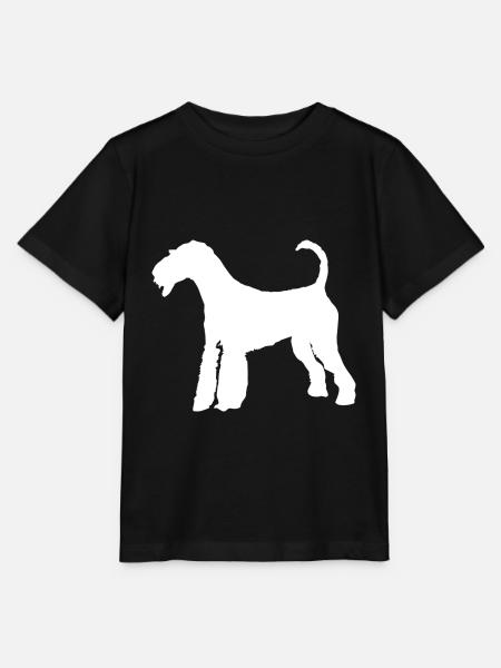 Airedale Terrier Chien - Airedale Terrier - T-shirt bio MINI CREATOR Stanley/Stella Enfant - noir