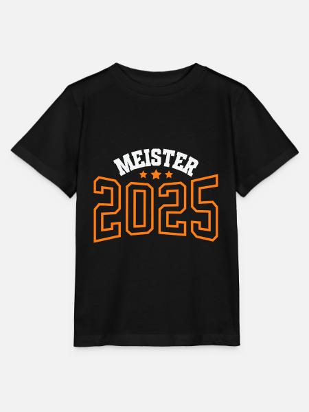 Meister 2025 - Stanley/Stella Kinder T-Shirt MINI CREATOR - Schwarz