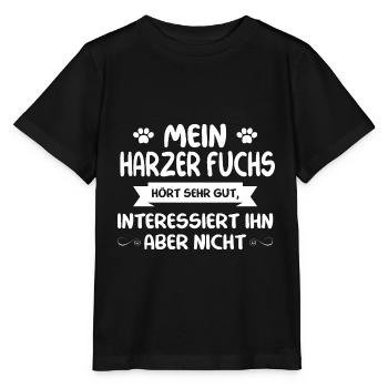 Harzer Fuchs - Stanley/Stella Kinder T-Shirt MINI CREATOR  - Schwarz - Vorne - Mikhail (115cm)