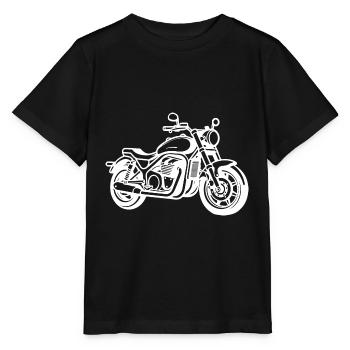 Motard Motard - T-shirt bio MINI CREATOR Stanley/Stella Enfant - noir - Devant - Mikhail (115cm)