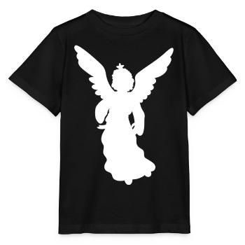 Ange Protecteur Ange Gardien Noël Noël - T-shirt bio MINI CREATOR Stanley/Stella Enfant - noir - Devant - Mikhail (115cm)
