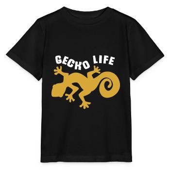 gecko - Stanley/Stella MINI CREATOR Kids’ T-Shirt - black - Front - Mikhail (115cm)