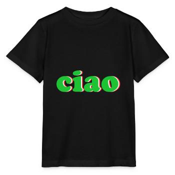 ciao italia - T-shirt bio MINI CREATOR Stanley/Stella Enfant - noir - Devant - Mikhail (115cm)