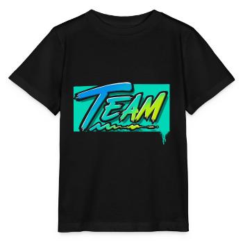 Équipe - T-shirt bio MINI CREATOR Stanley/Stella Enfant - noir - Devant - Mikhail (115cm)