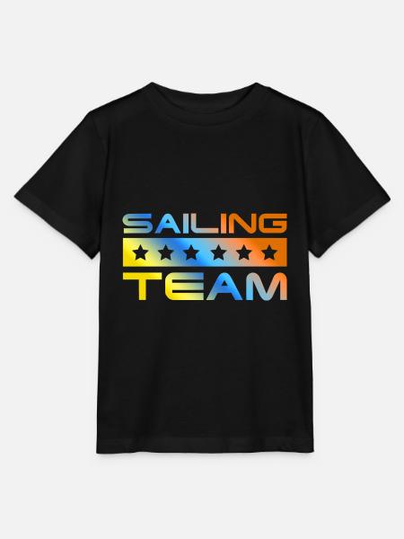 Sailing Crew Bunt - Stanley/Stella Kinder T-Shirt MINI CREATOR - Schwarz