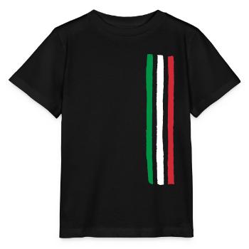 Italie - T-shirt bio MINI CREATOR Stanley/Stella Enfant - noir - Devant - Mikhail (115cm)