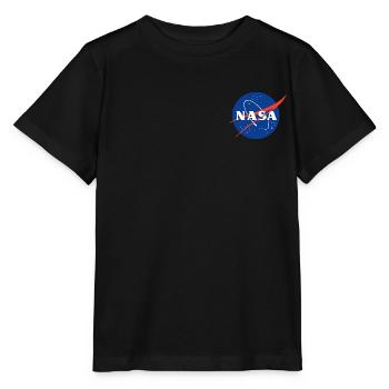 NASA Logo Classique Comme Logo De Poitrine - T-shirt bio MINI CREATOR Stanley/Stella Enfant - noir - Devant - Mikhail (115cm)