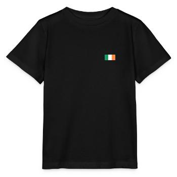 Drapeau irlandais - T-shirt bio MINI CREATOR Stanley/Stella Enfant - noir - Devant - Mikhail (115cm)
