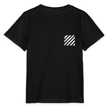 Lignes blanches - T-shirt bio MINI CREATOR Stanley/Stella Enfant - noir - Devant - Mikhail (115cm)