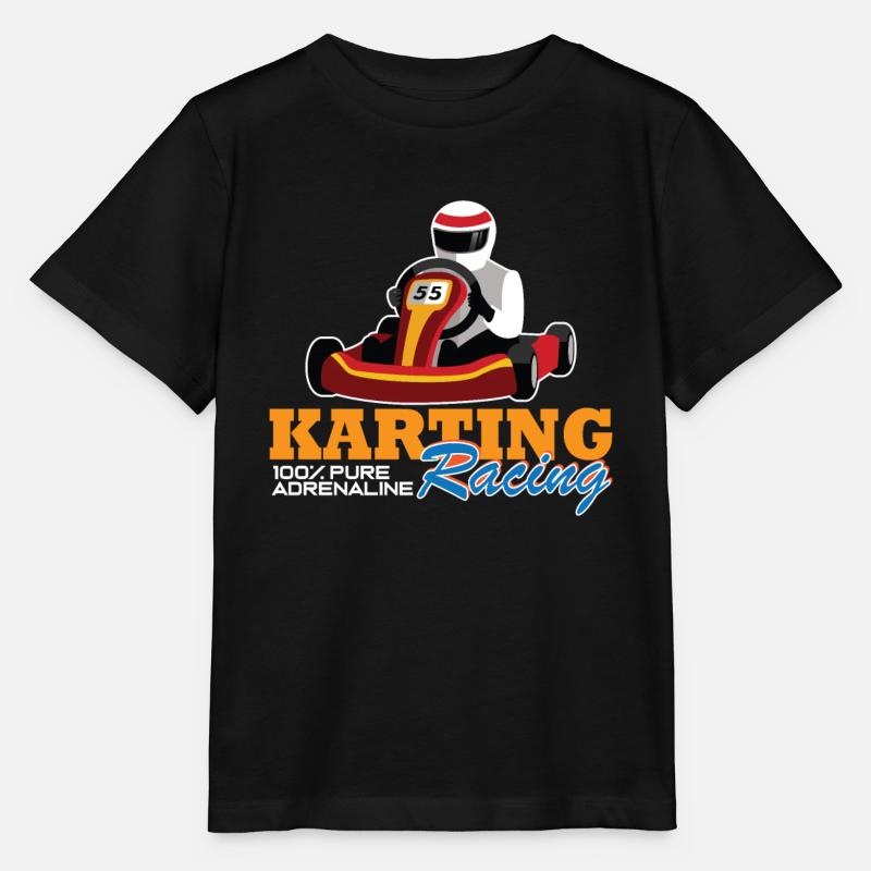 Kart de kart - T-shirt bio MINI CREATOR Stanley/Stella Enfant - noir