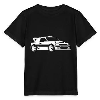 Rallye-Fahrzeug - Stanley/Stella Kinder T-Shirt MINI CREATOR  - Schwarz - Vorne - Mikhail (115cm)