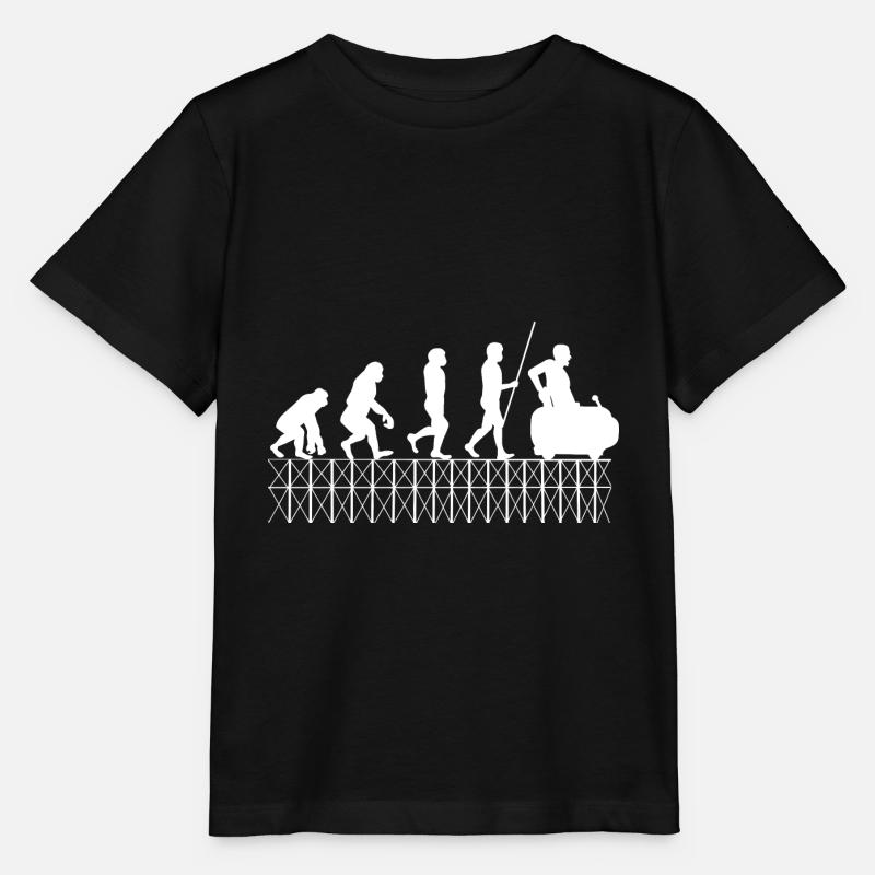 Achterbahn - Stanley/Stella Kinder T-Shirt MINI CREATOR  - Schwarz