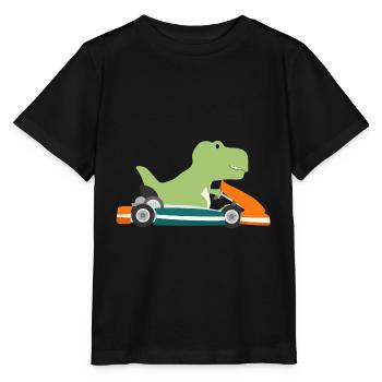 Gokart Trex - T-shirt bio MINI CREATOR Stanley/Stella Enfant - noir - Devant - Mikhail (115cm)