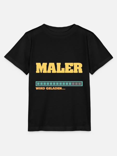 Maler - Stanley/Stella Kinder T-Shirt MINI CREATOR  - Schwarz