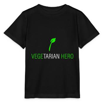vegetarischer Held - Stanley/Stella Kinder T-Shirt MINI CREATOR  - Schwarz - Vorne - Mikhail (115cm)