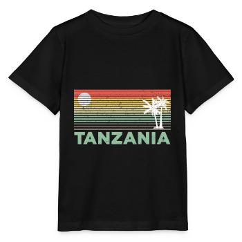 Tanzanie Tanzanie Cadeau pour les Tanzaniens Tanzanie - T-shirt bio MINI CREATOR Stanley/Stella Enfant - noir - Devant - Mikhail (115cm)
