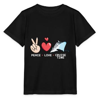 Kreuzfahrt - Stanley/Stella Kinder T-Shirt MINI CREATOR  - Schwarz - Vorne - Mikhail (115cm)