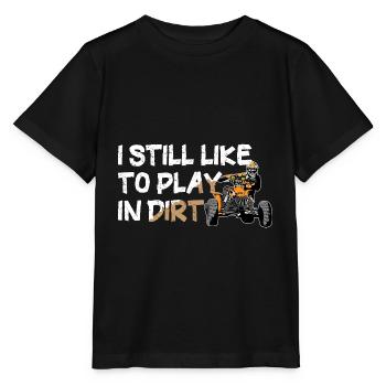 Hobbyist Gift likes to play - Stanley/Stella MINI CREATOR Kids’ T-Shirt - black - Front - Mikhail (115cm)