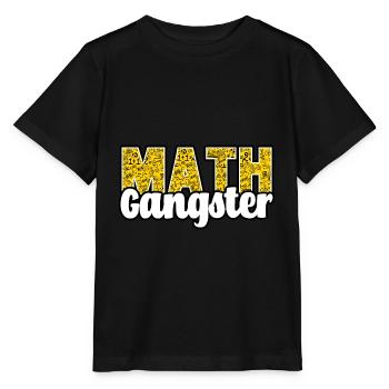 Math Gangster - Stanley/Stella MINI CREATOR Kids’ T-Shirt - black - Front - Mikhail (115cm)