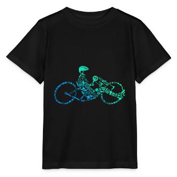 Handbike - Stanley/Stella Kinder T-Shirt MINI CREATOR  - Schwarz - Vorne - Mikhail (115cm)