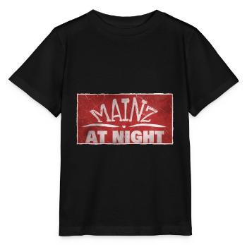 Ville de Mayence la nuit - T-shirt bio MINI CREATOR Stanley/Stella Enfant - noir - Devant - Mikhail (115cm)