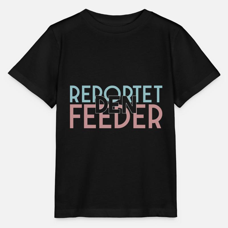 reportet den FEEDER! - Stanley/Stella Kinder T-Shirt MINI CREATOR - Schwarz