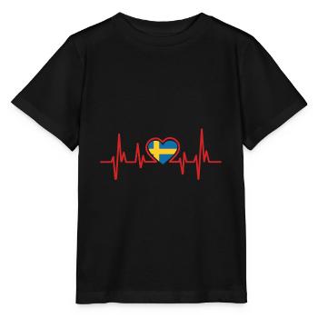 Suède - T-shirt bio MINI CREATOR Stanley/Stella Enfant - noir - Devant - Mikhail (115cm)