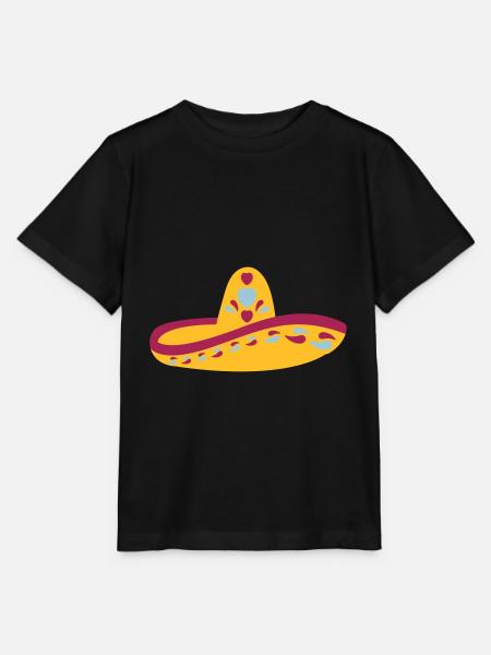 Sombrero - Stanley/Stella Kinder T-Shirt MINI CREATOR - Schwarz
