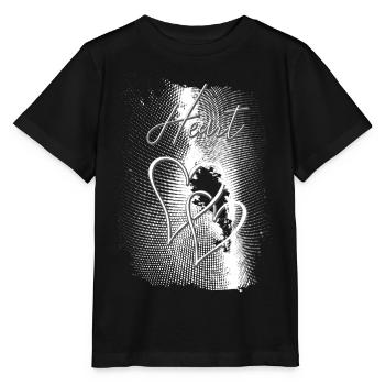Zwei Herzen - Stanley/Stella Kinder T-Shirt MINI CREATOR  - Schwarz - Vorne - Mikhail (115cm)