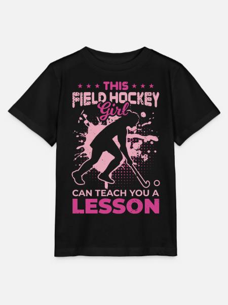Feldhockeyspielerin - Stanley/Stella Kinder T-Shirt MINI CREATOR - Schwarz