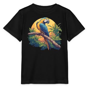 Perroquet Perroquet Perroquet - T-shirt bio MINI CREATOR Stanley/Stella Enfant - noir - Devant - Mikhail (115cm)