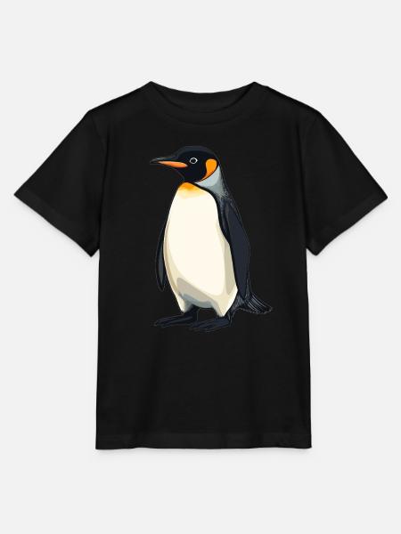 Pinguine Pinguin - Stanley/Stella Kinder T-Shirt MINI CREATOR - Schwarz