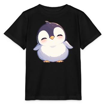 Pingouins Pingouin - T-shirt bio MINI CREATOR Stanley/Stella Enfant - noir - Devant - Mikhail (115cm)
