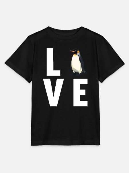 Pinguine Pinguin - Stanley/Stella Kinder T-Shirt MINI CREATOR  - Schwarz