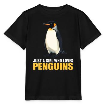 Pingouins Pingouin - T-shirt bio MINI CREATOR Stanley/Stella Enfant - noir - Devant - Mikhail (115cm)